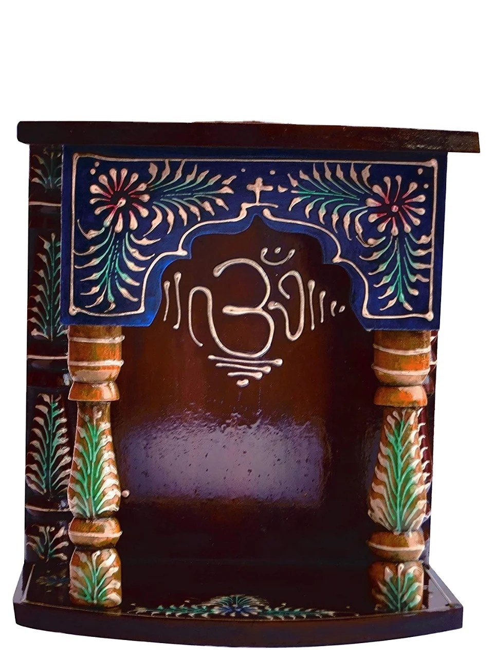 Ethnic Design Handcrafted Wooden Temple/mandir/pooja Stand Decoration