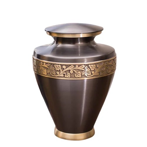 Floral Print Metal Handmade Cremation Urns For Human Ashes Wholesale