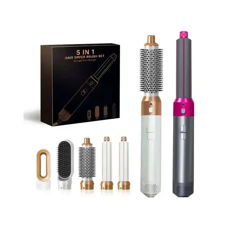 Professionals Salon Grade Complete 5 In 1 Hair Styling Brush Set
