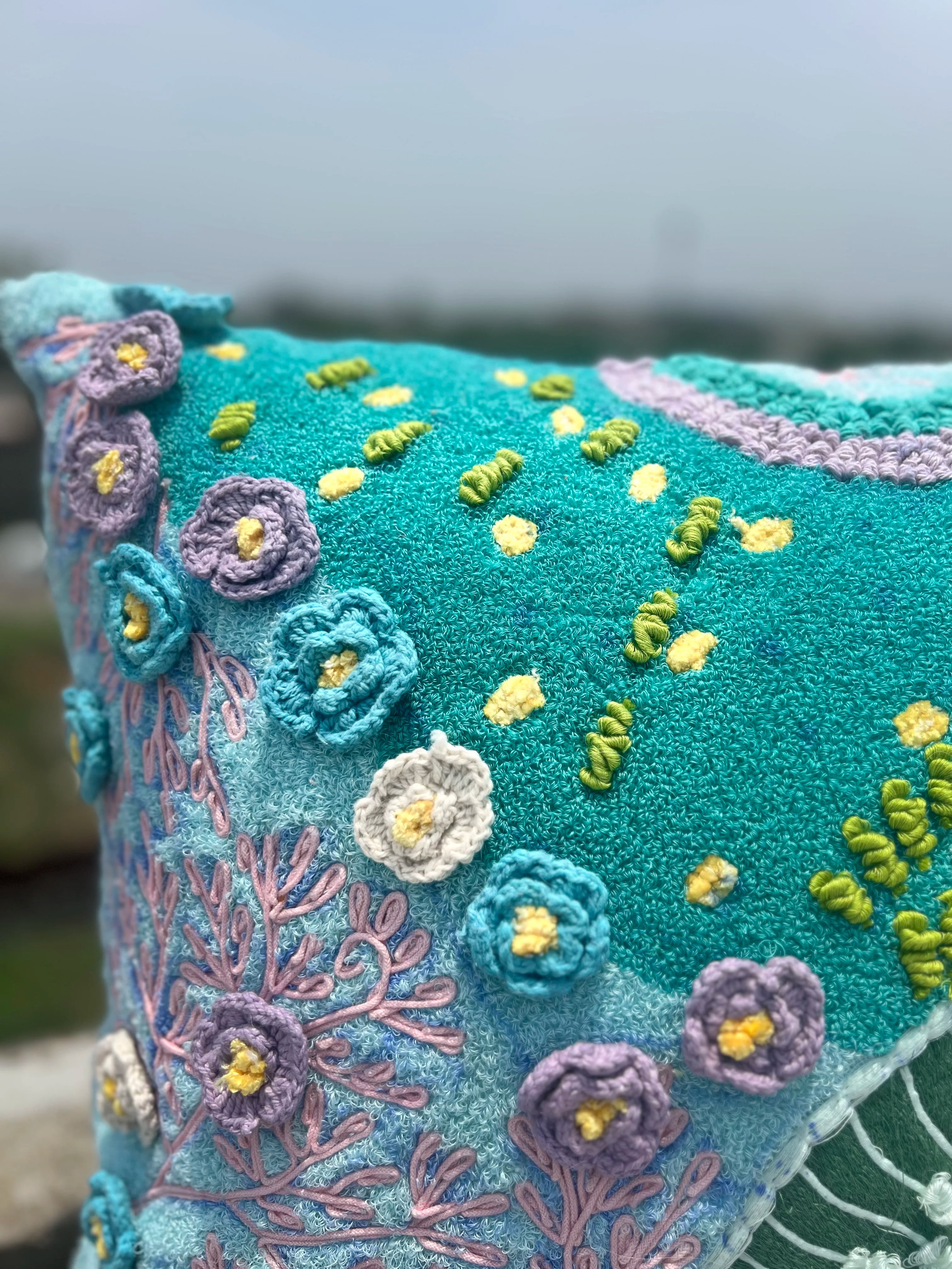 Eco Friendly Sustainable Luxury Bohemian 20x20 Customise Colour Size