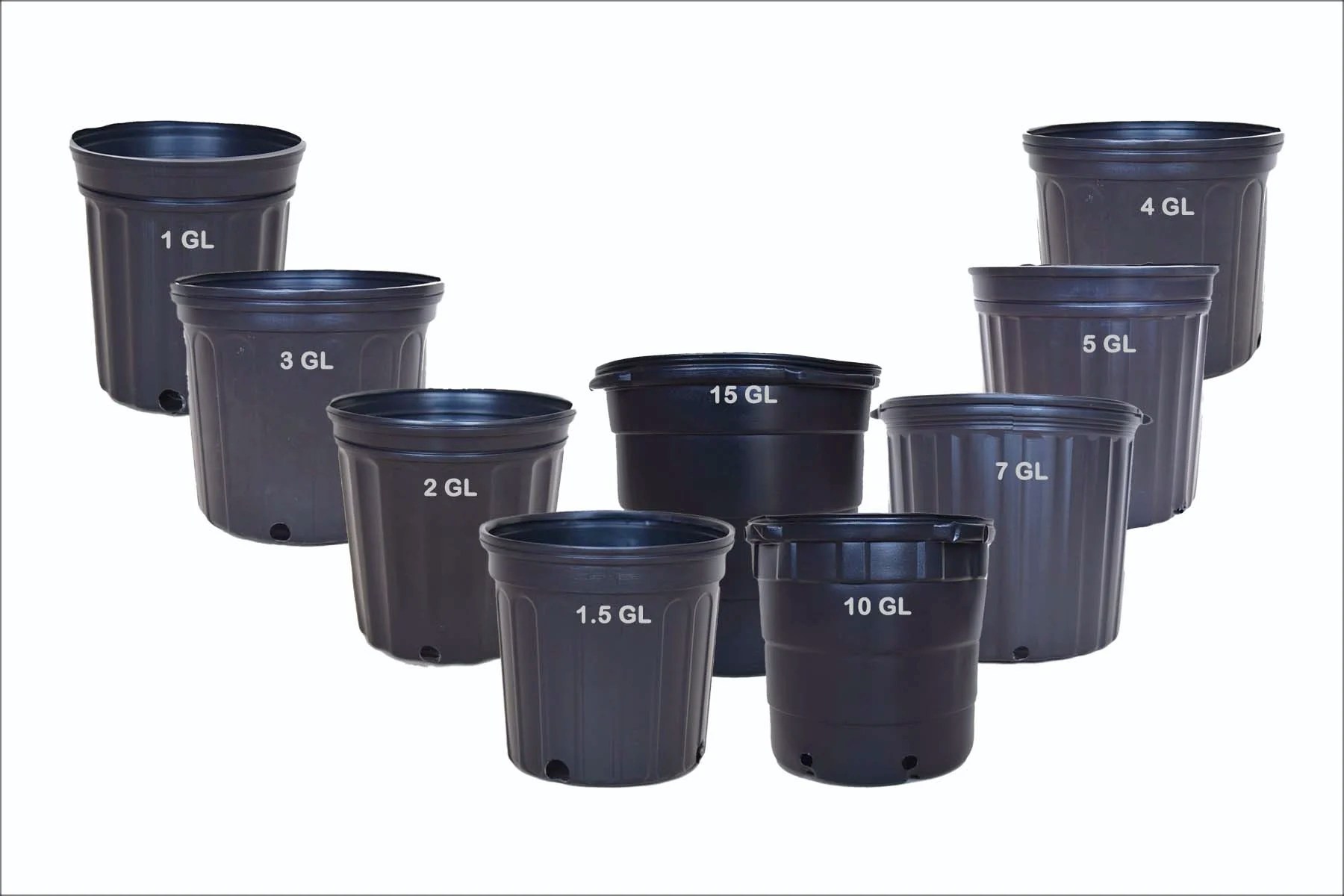 Excellent Plastic Nursery Pot 5 Gallons Wholesales Planting Pot