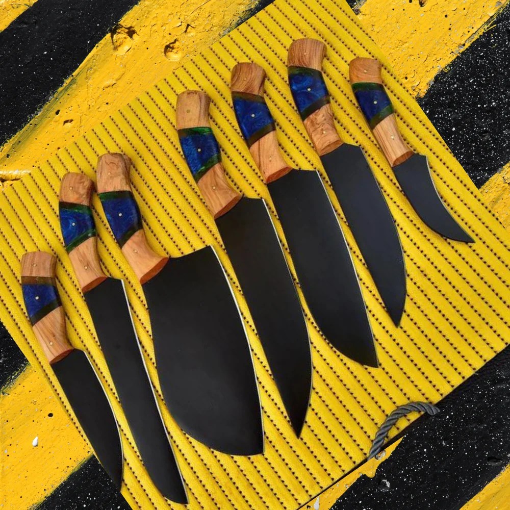 High Quality Best Seller 7 Pcs Damascus Professional Kitchen Chef