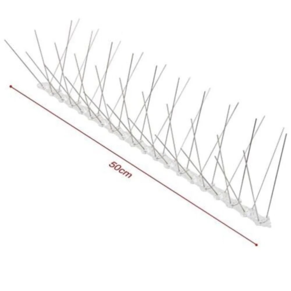 Ft Metalli Balcony Antibird Pigeon Bollards Polycarbonate Pigeon Spikes Flexible Mod. 80