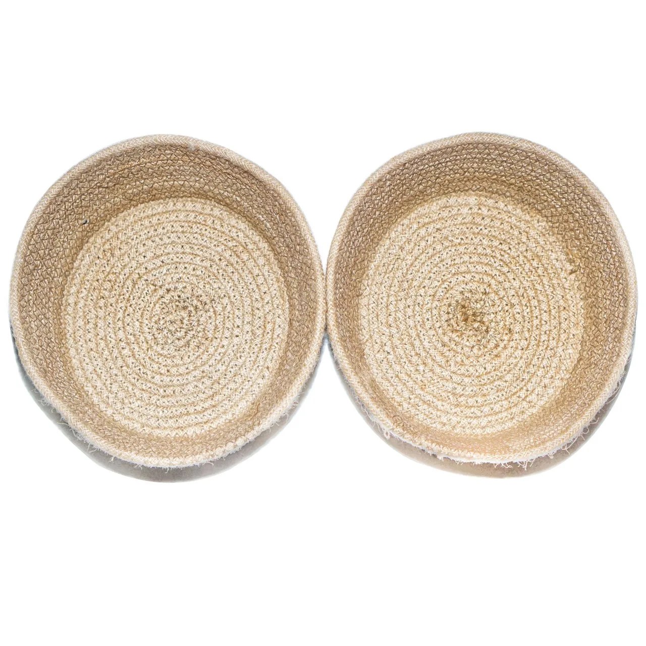 Wholesale Home Decor Round Natural Jute Basket High Quality Best