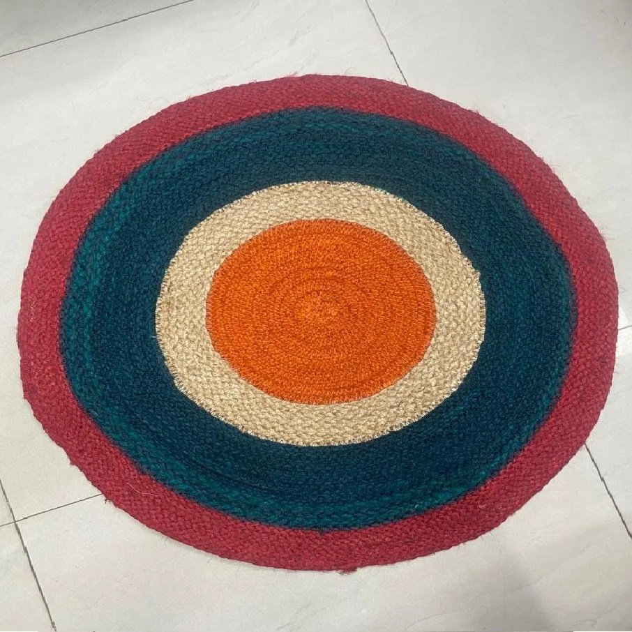 Jute Placemat Handmade Luxury Wedding Seagrass Custom With Fringe Round