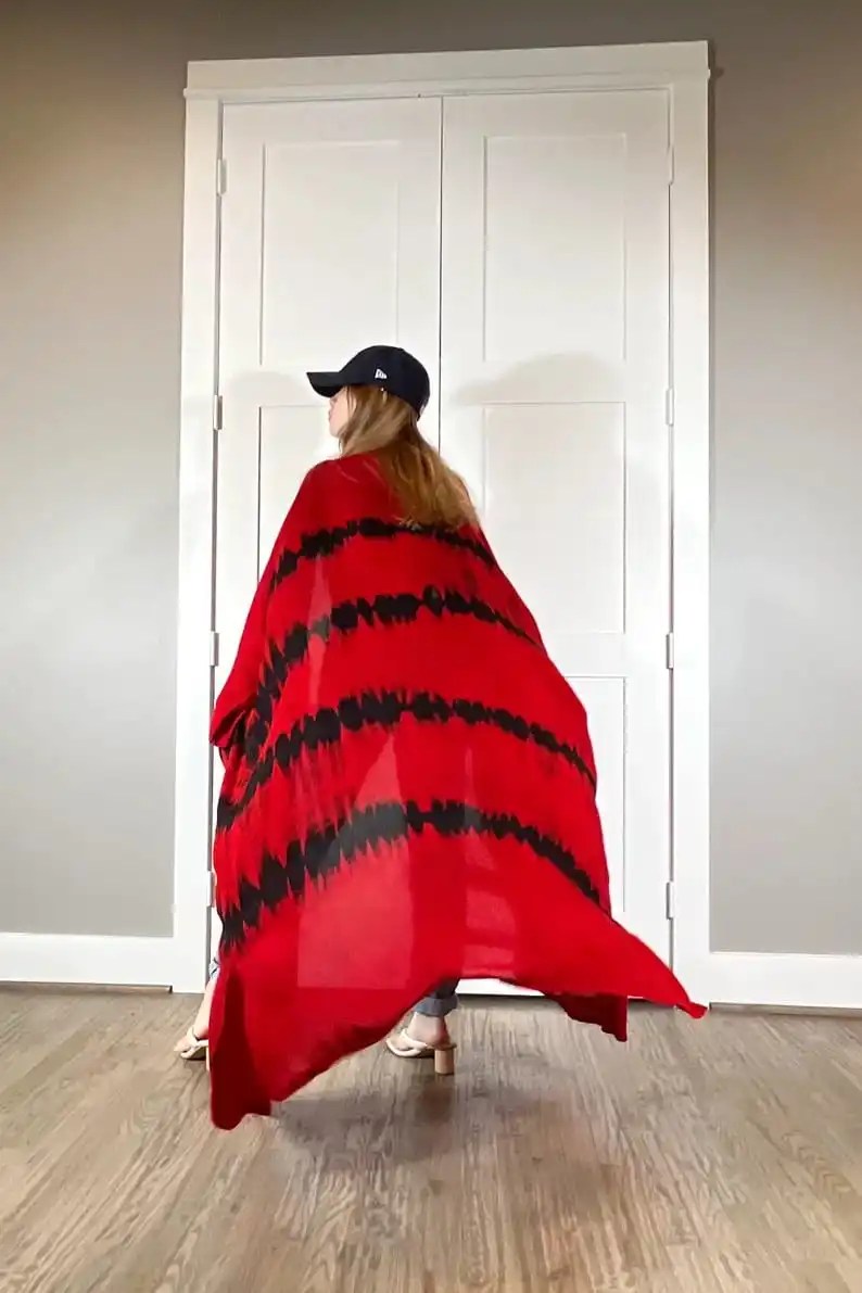 Bulk Selling Kimono Dress With Full Length Trendy Designed Solid