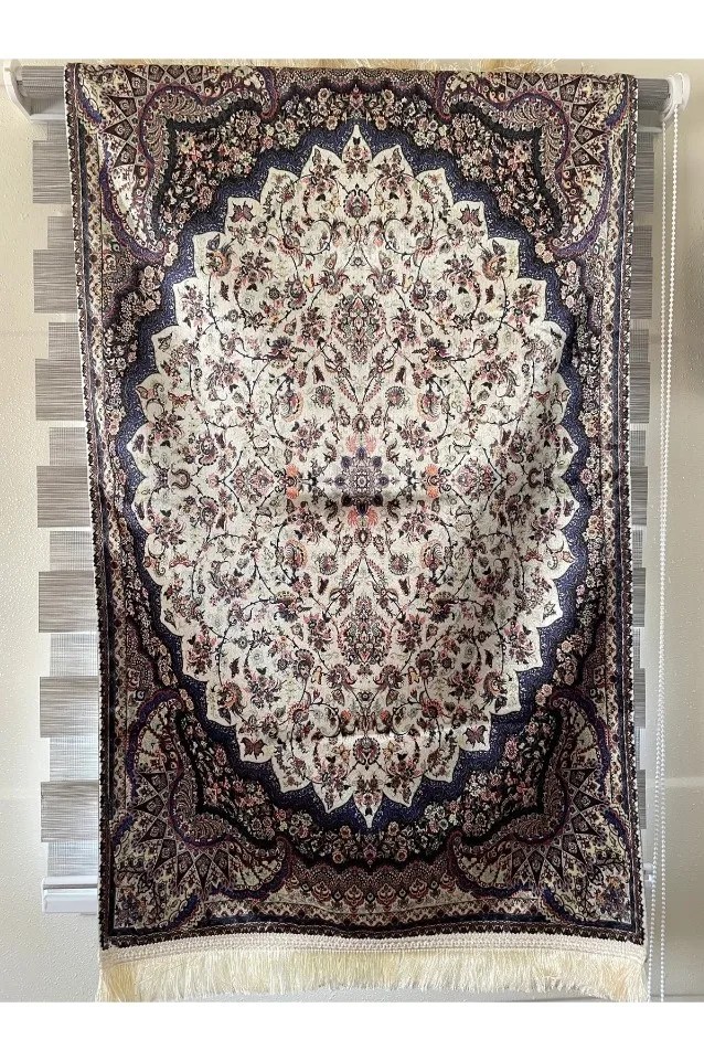 Digital Print Silk Velvet Prayer Rug Floral Fringed Muslim 2023 New Products High Quality New