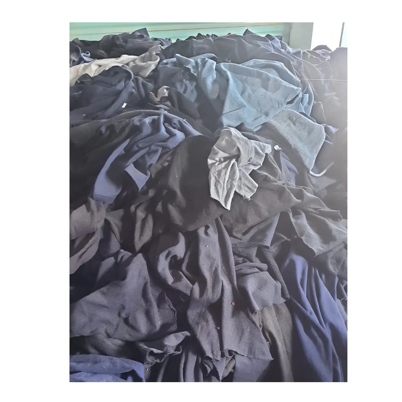 Garment Fabric Waste Dark Color Terry Fabrics Swift Shirt Fabrics