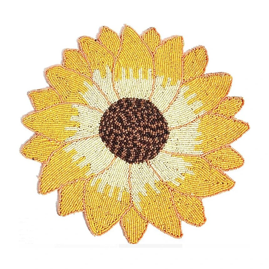 High Quality 2024 Handmade Multi Beaded Placemats Bulk Placemats