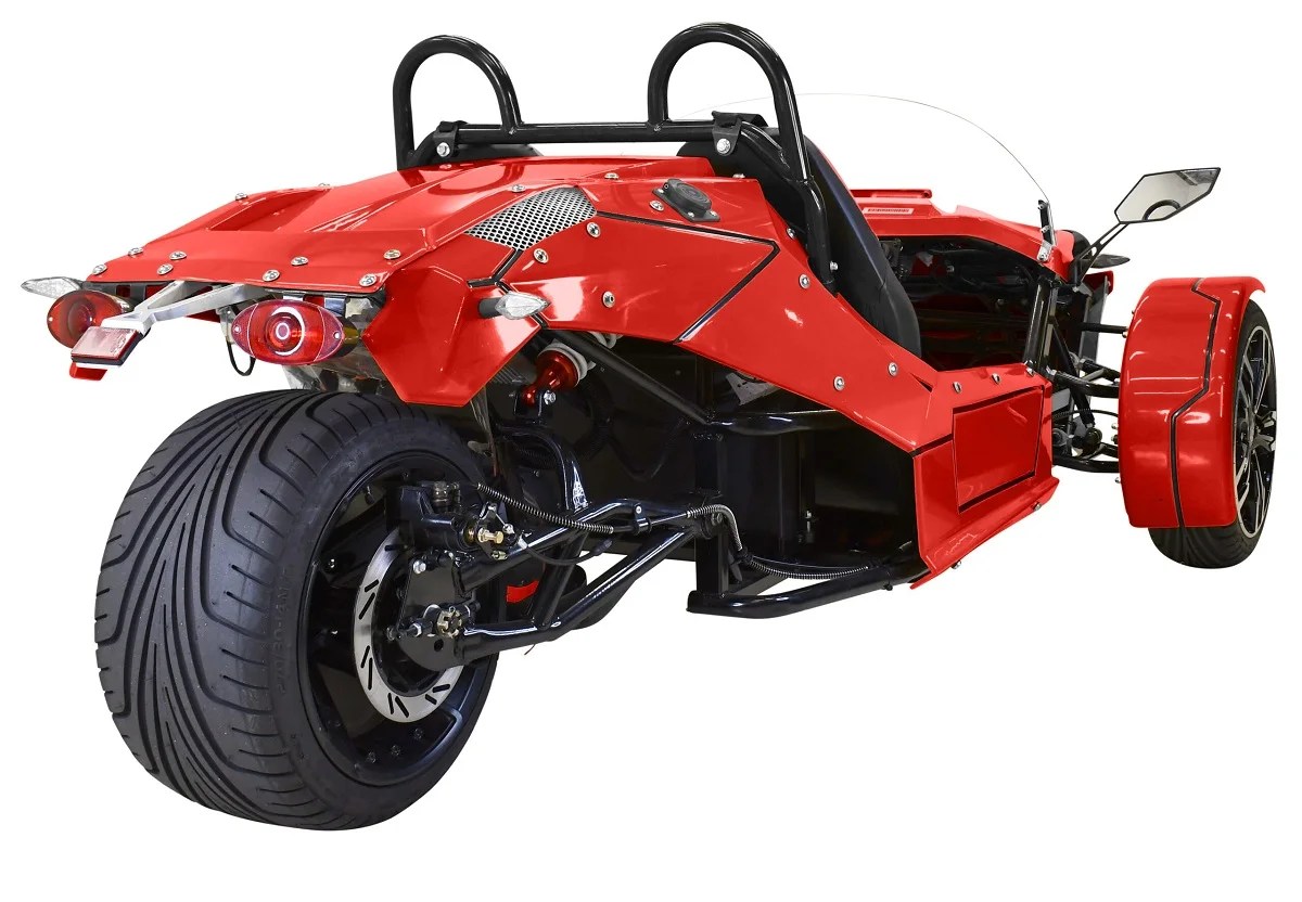 E-spider 72v Trike,Powerful 3000w Mid-drive Motor With Lithium Battery