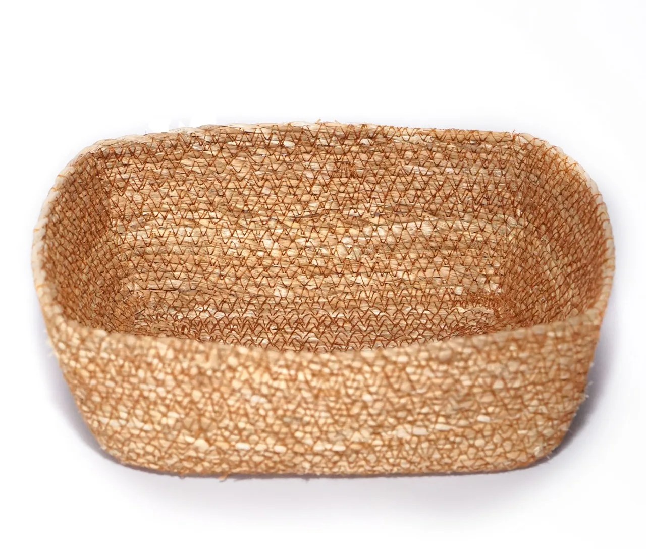 Standard Quality Natural Friendly Round Sea Grass Basket Customized Moq