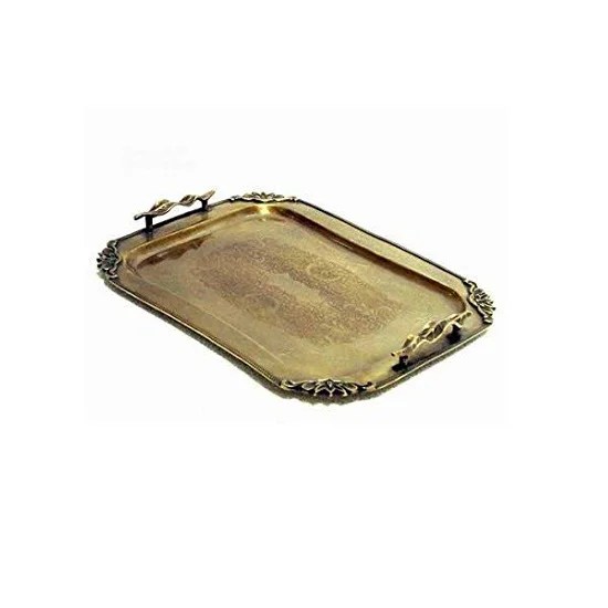 Big Copper Hammered Charger Plate Dinnerware Metal Dishes And Plates