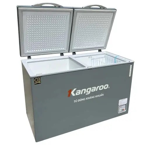 Chest Freezer 2 Compartment Double Doors Chest Freezer Inverter Made In Vietnam With Best Price