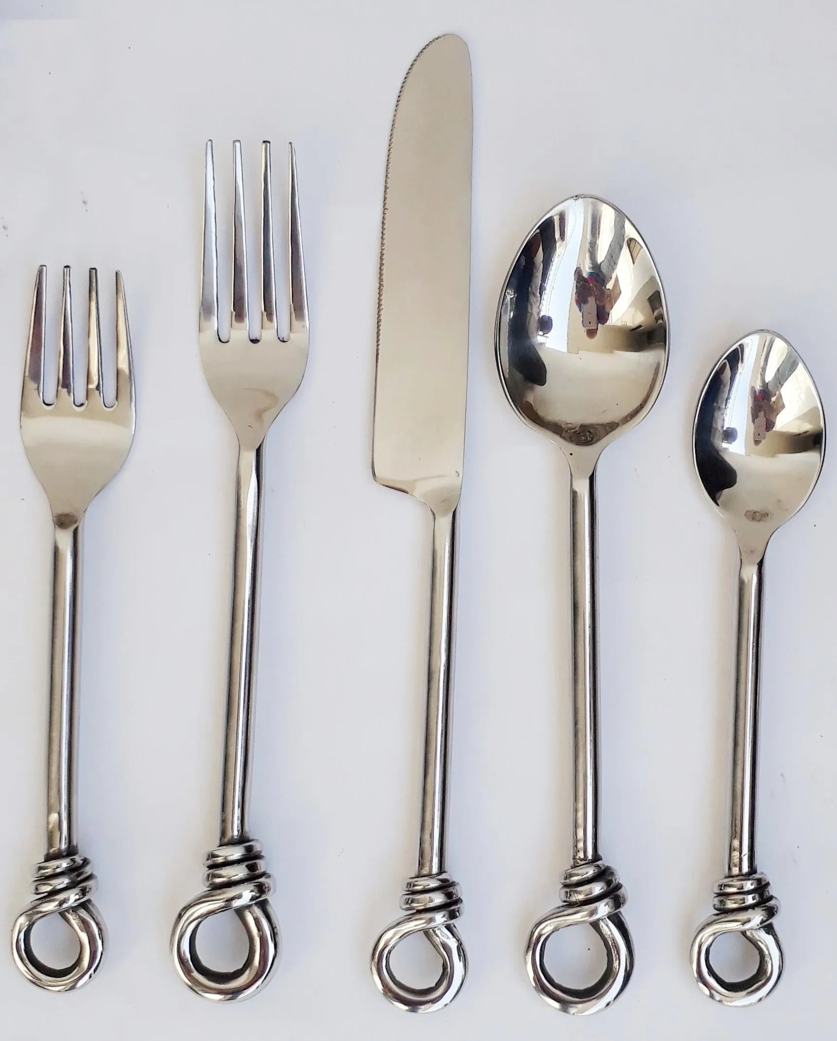 Modern Stainless Steel Cutlery Knife Fork Spoon Stainless Steel Set