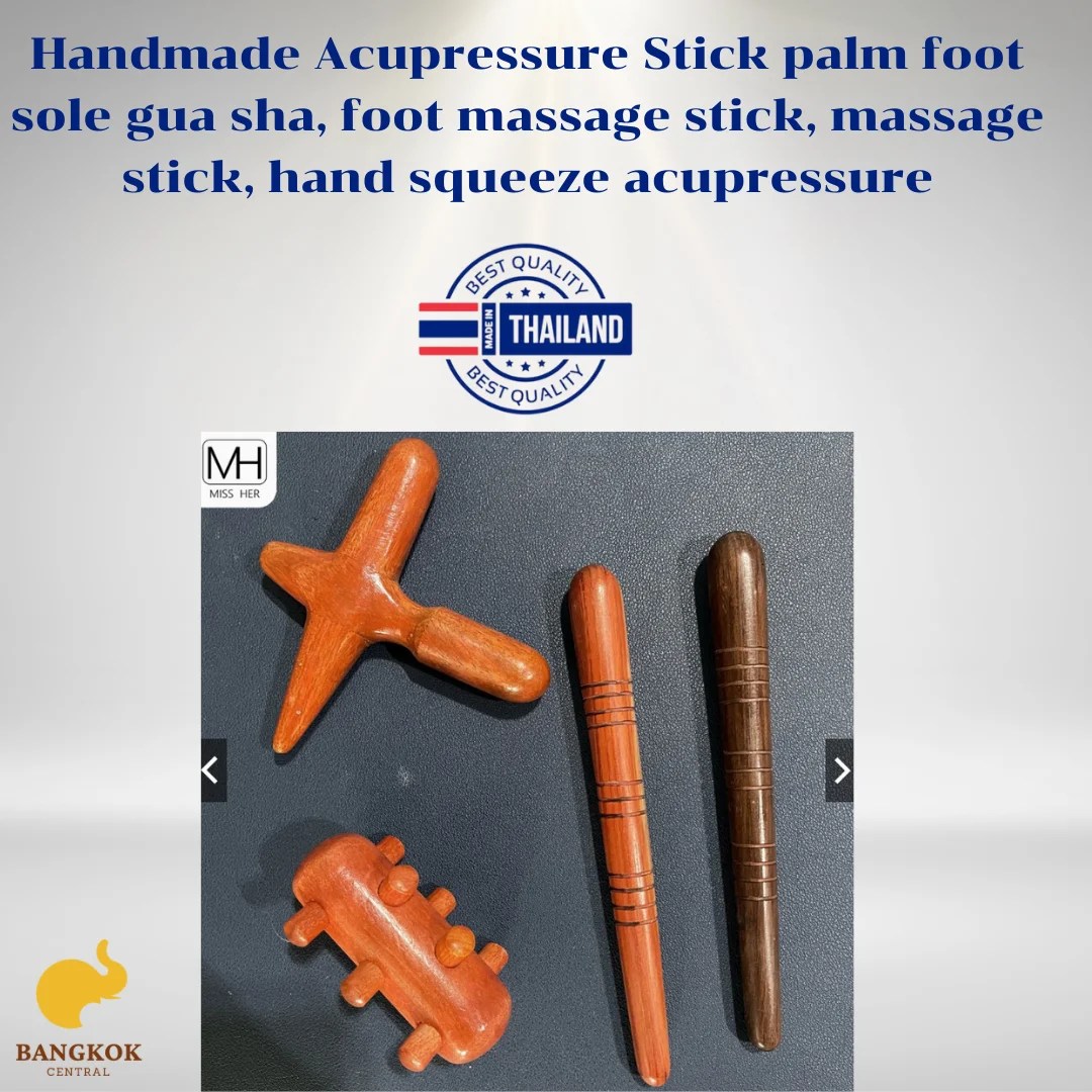 Handmade Acupressure Stick Palm Foot Sole Foot Massage Stick,Massage