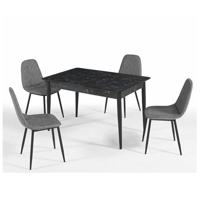 Modern Furniture Rehome Notte Lungo Dinner Room Table And Chairs Mdf