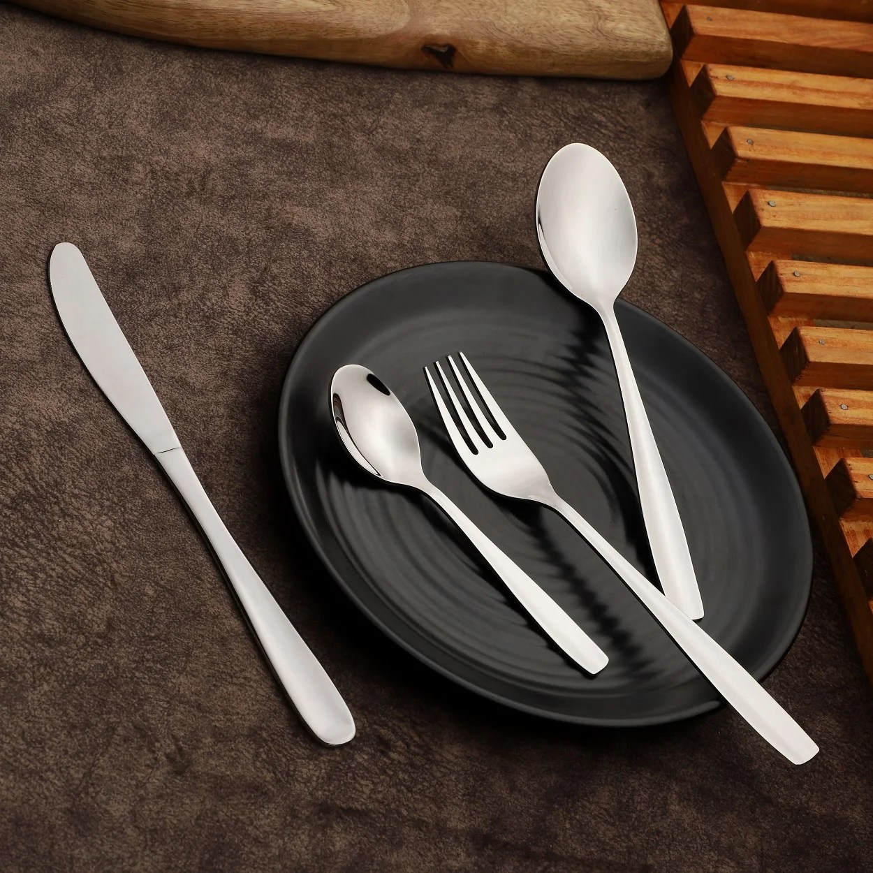 Modern Stainlesssteel Cutlery Set Gift Box Wedding Cutlery Set Luxury