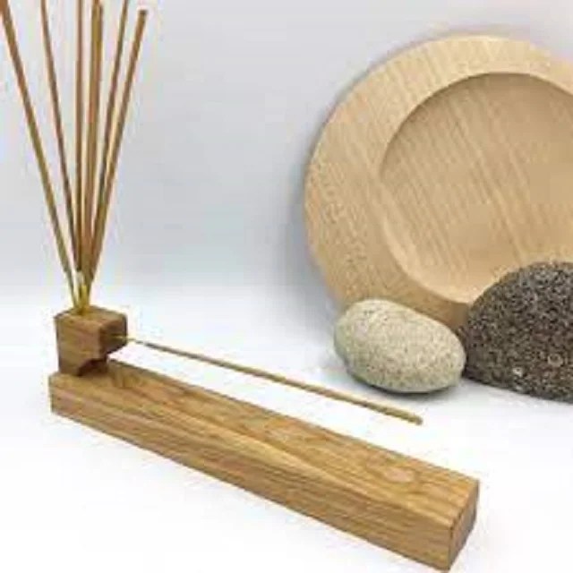 Cheap Wood Bamboo Incense Stick Holder Paper Tube Oud Censer Arabic Ramadhan Gift Bukhoor