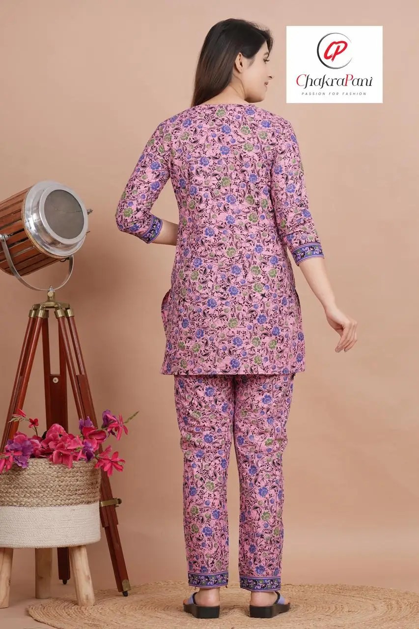 Top Sell 2024 Night Suit With Printed Designed Pure Cotton Fabric Made