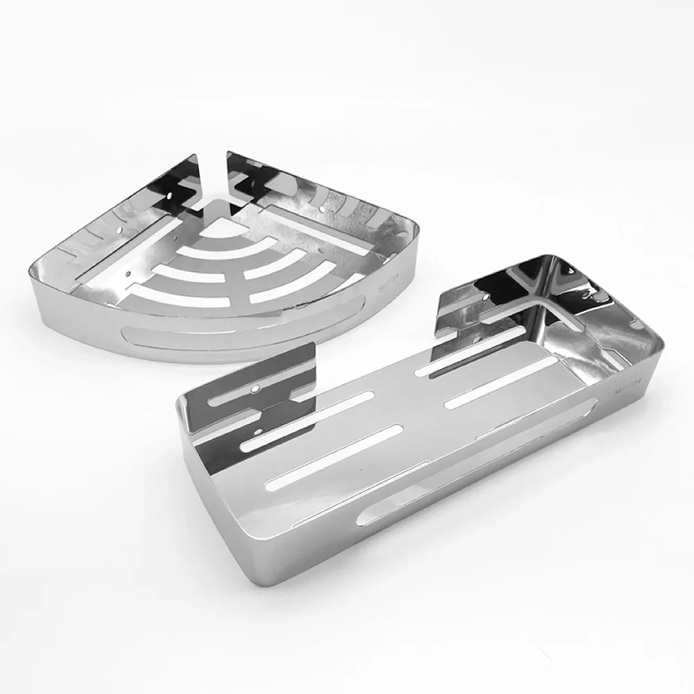 Taiwan Product Daily Necessities 304 Stainless Steel Bathroom Shelf