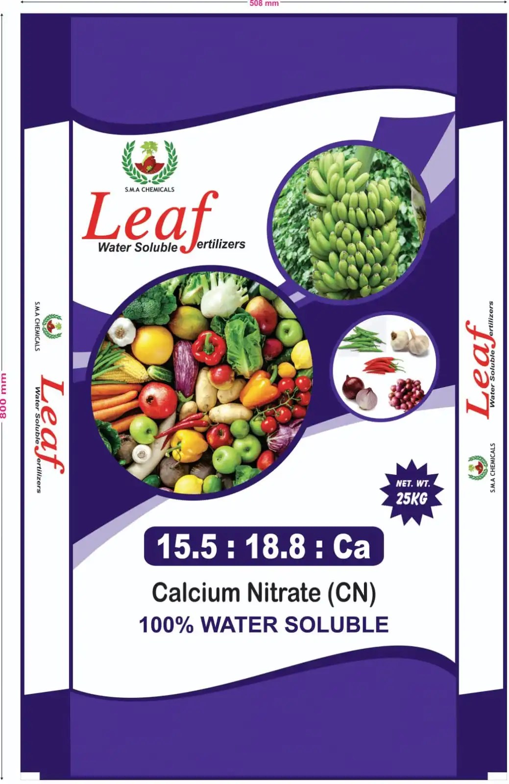 Quality Assured 100 Water Soluble Calcium Nitrate (cn) 15.5 18.8 Ca