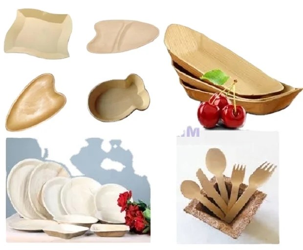 Eco Stable Disposable 10 Inch Round Areca Palm Leaf Plates. 100