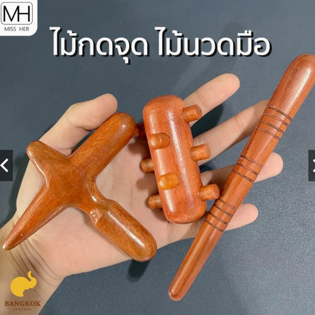 Handmade Acupressure Stick Palm Foot Sole Foot Massage Stick,Massage