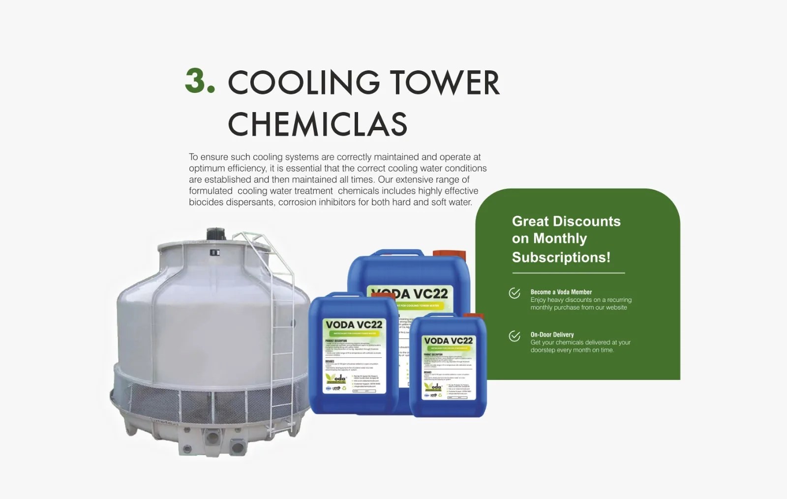 Bio Dispersant For Cooling Tower Water With Customized Packing Vx62