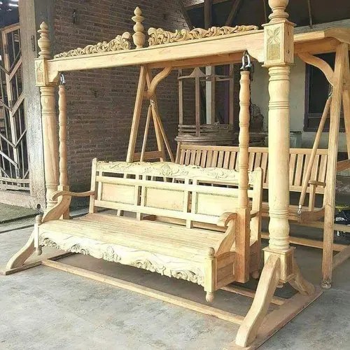 High Quality Traditional Wooden Swing Jhoola Royal Antique Design