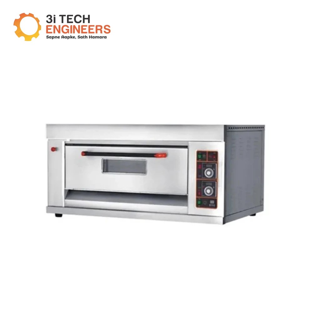 Automatic Commercial Bread Baking Oven Bakery Equipment 1 Deck 2 Trays