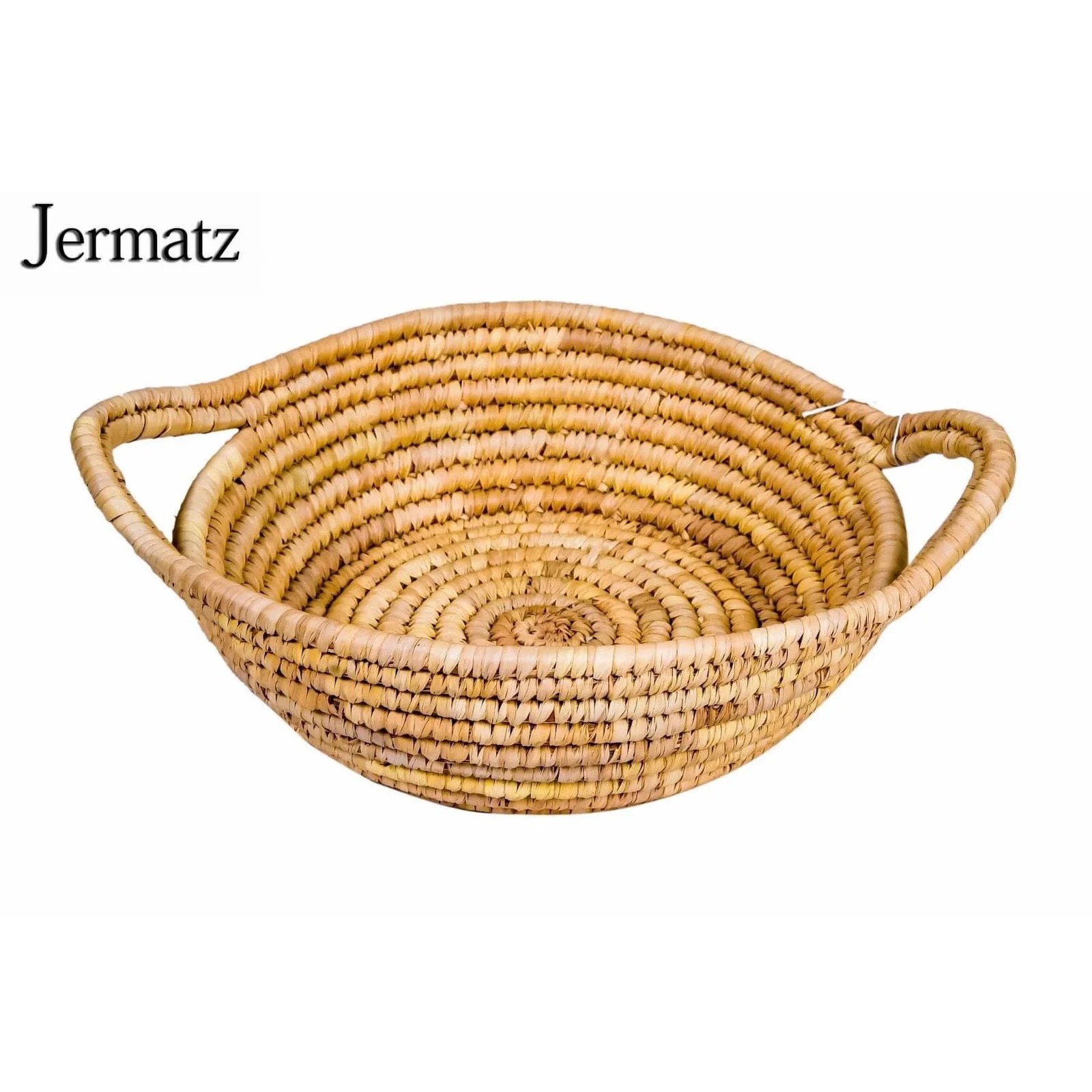 Customized Branded Natural Eco Friendly Palm Leaf Storage Basket By