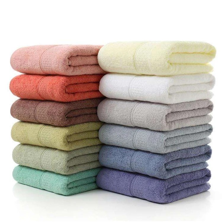High Quality 100 Cotton Stripe Jacquard Bath Towel Set Cleaning Towel