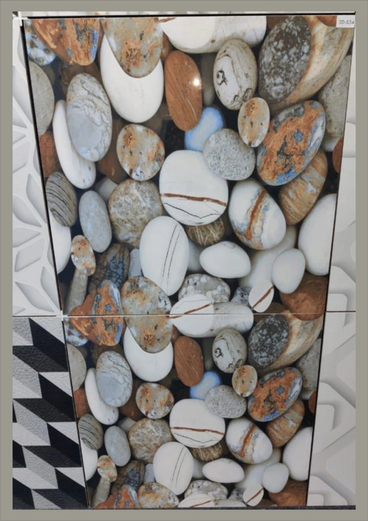 Unico Brand Porcelain Tiles 600x600 Mm 24x24 Inch With Quality Tiles Glossy Surface Design 60x60