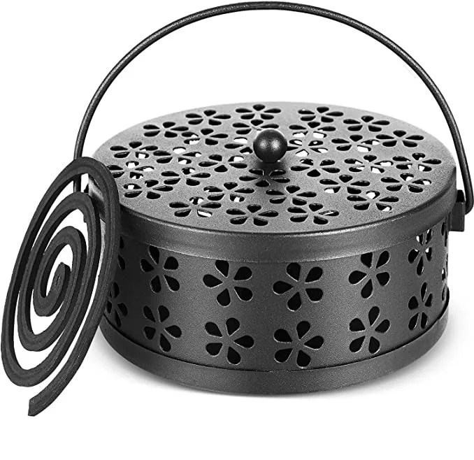 Mosquito Coil Holder Incense Coil Burner Indoor Outdoor Camping Use
