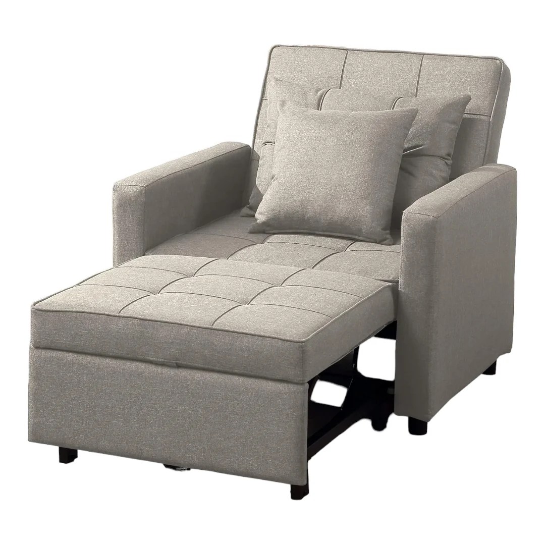 Folding Sofa Bed Modern Design With Adjustable Backrest Pull Out