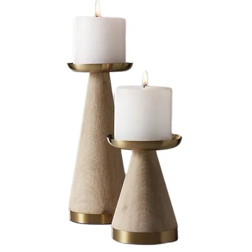 Large Wooden Pillar Stand Home Decoration Wedding Events Parties Wooden