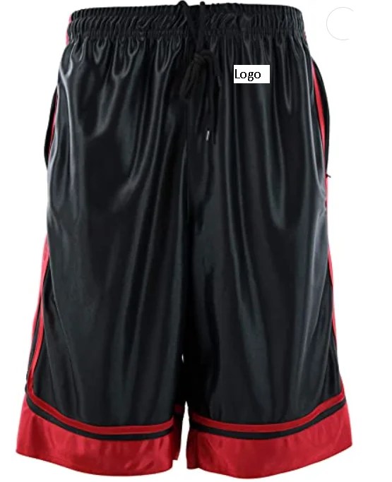 Mens Two Tone Training Basketball Shorts With Pockets Functional