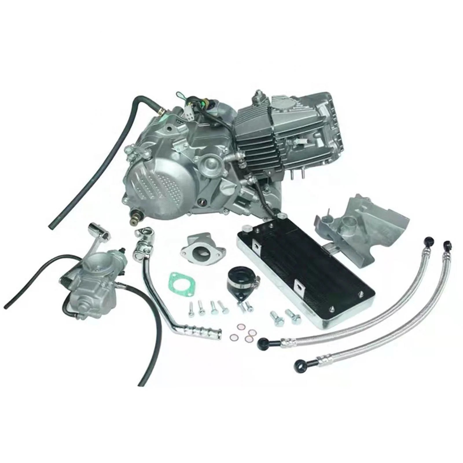Cqjb Sp200 Sp250 Sp300 Zongshen Motorcycle Engine Assembly 4 Stroke