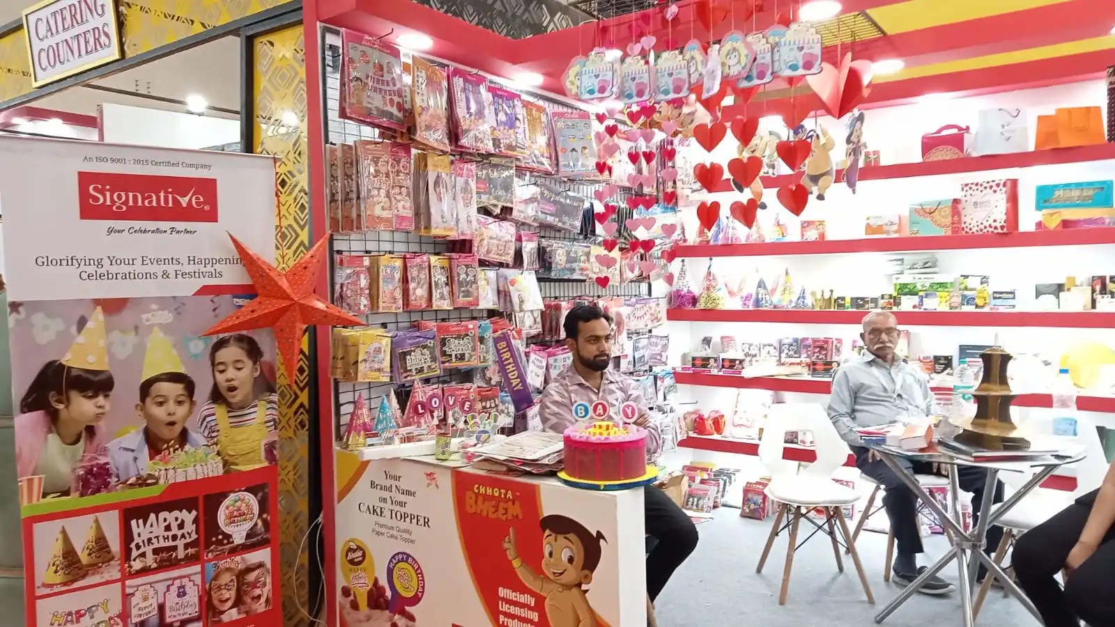 Newly Arrival Christmas Theme Cake Topper With Multi Colored & Heart