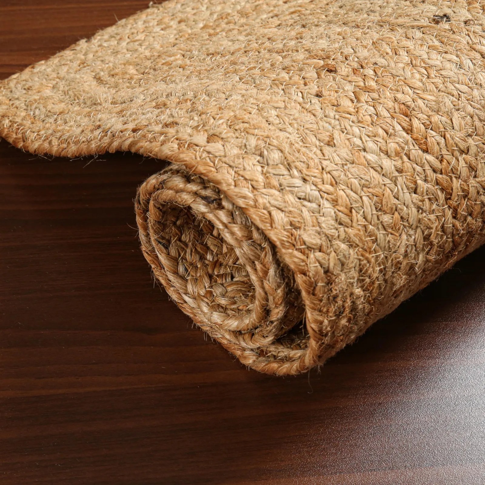 Ecofriendly Home Round Braided Jute Rugs Natural Fiber Jute Round Rugs