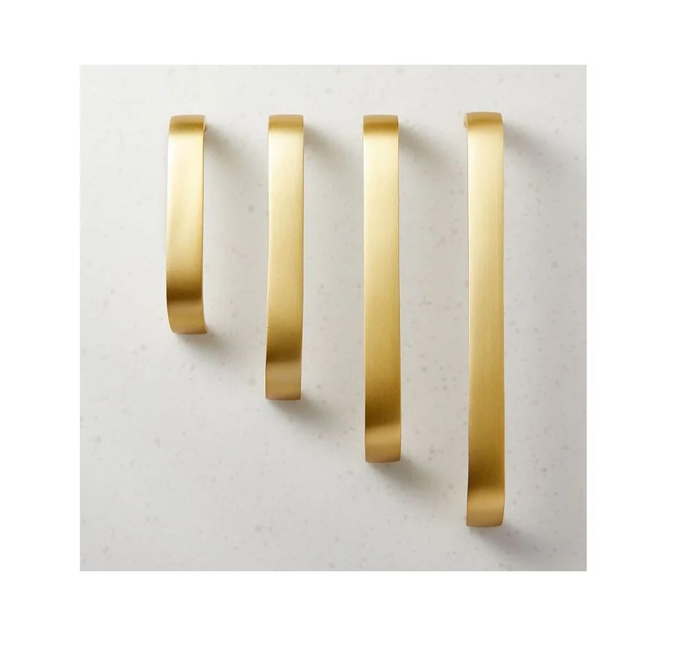 Golden Luxury Brass Iron Metal Door Handles Cupboard Handle