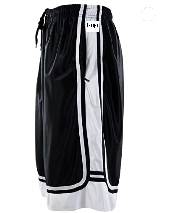 Mens Two Tone Training Basketball Shorts With Pockets Functional