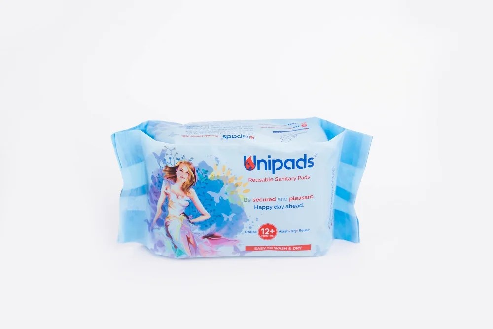 Buy Washable Reusable Cloth Sanitary Napkin Blue Pads Set With Highly Absorbent Reusable Pads By