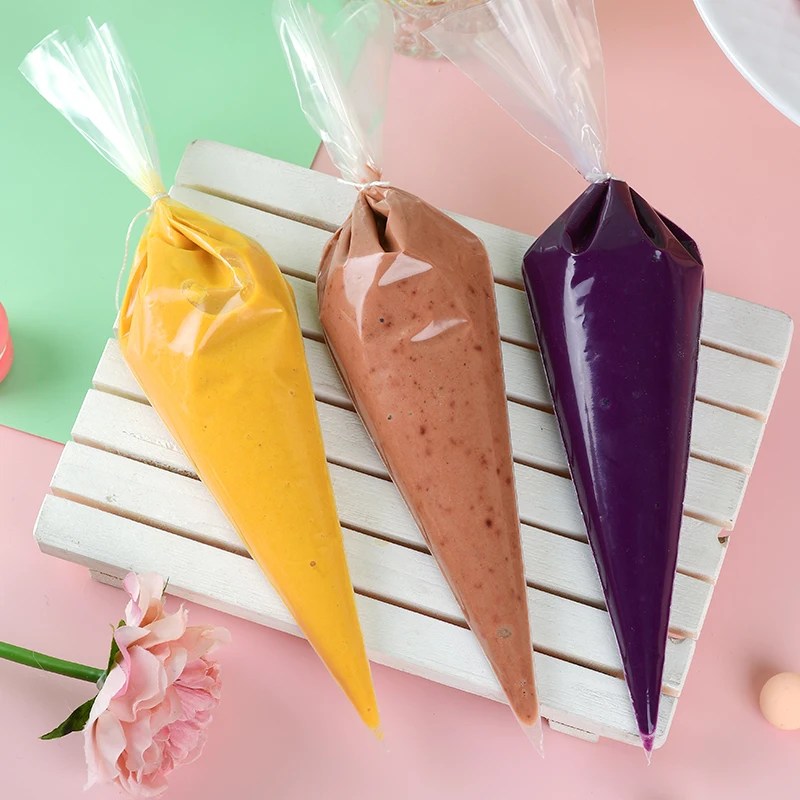 Disposable Biodegradable Large Mini Cake Decoration Tipless Plastic Pe