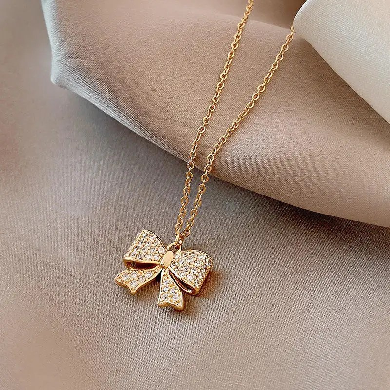 Wholesale Trend Fashionable Necklace Made In China Stainless Steel Gold