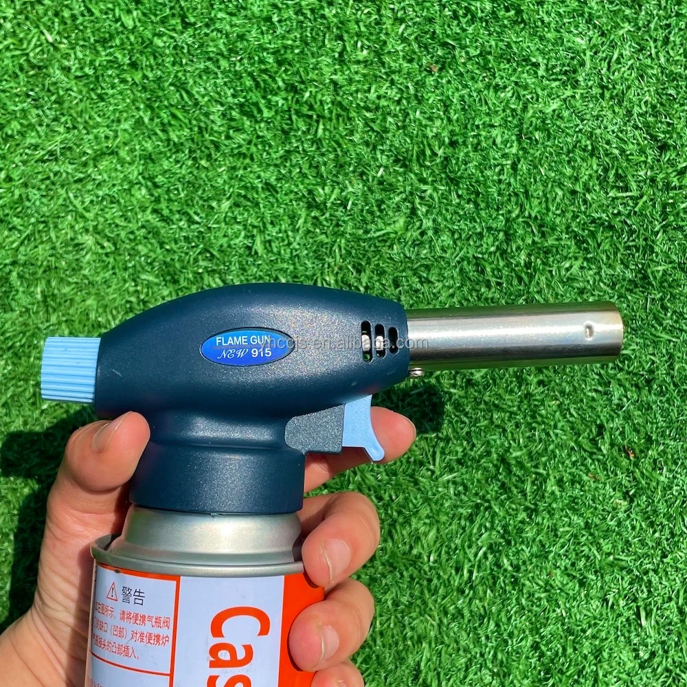915 Flame Gun Blow Gas Torch Fire Gun Butane For Portable Welding Flame