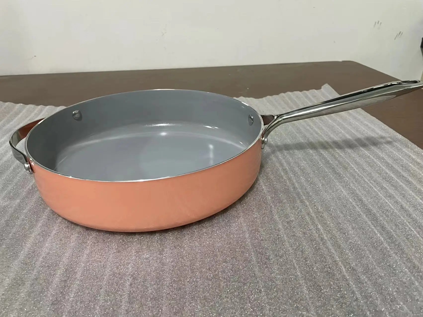 Hot Sell Caraway Pressed Aluminum Nonstick Cookware Set With Stainless