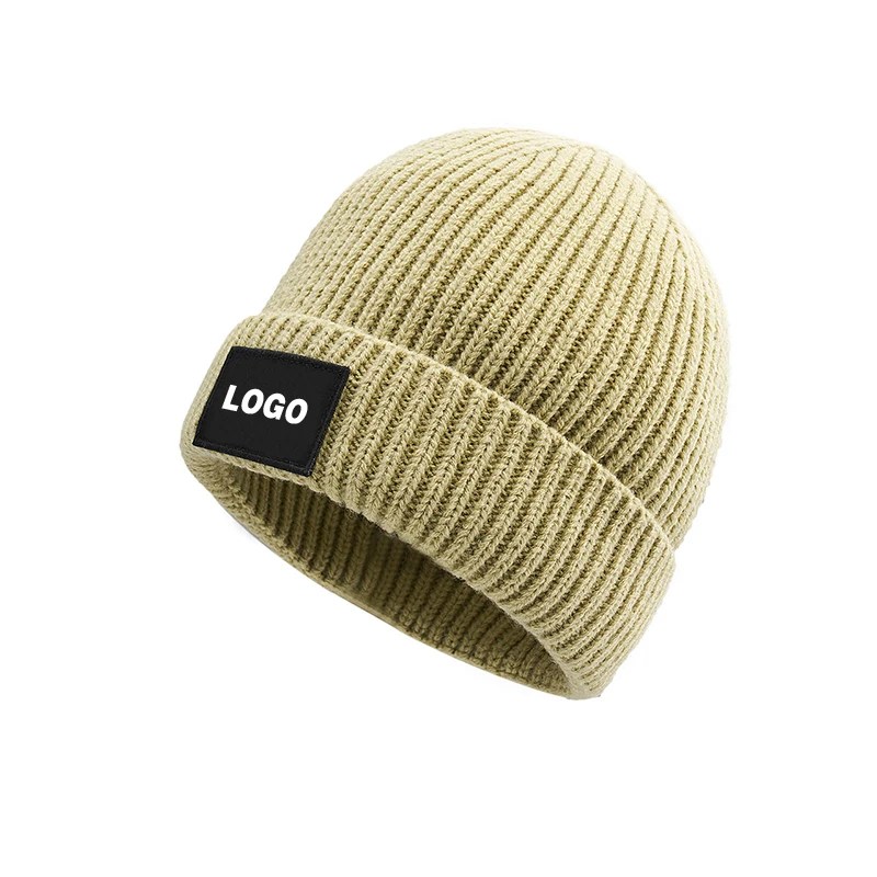 100 Acrylic Cotton Wholesale Embroidered Custom Logo Women Men Warm