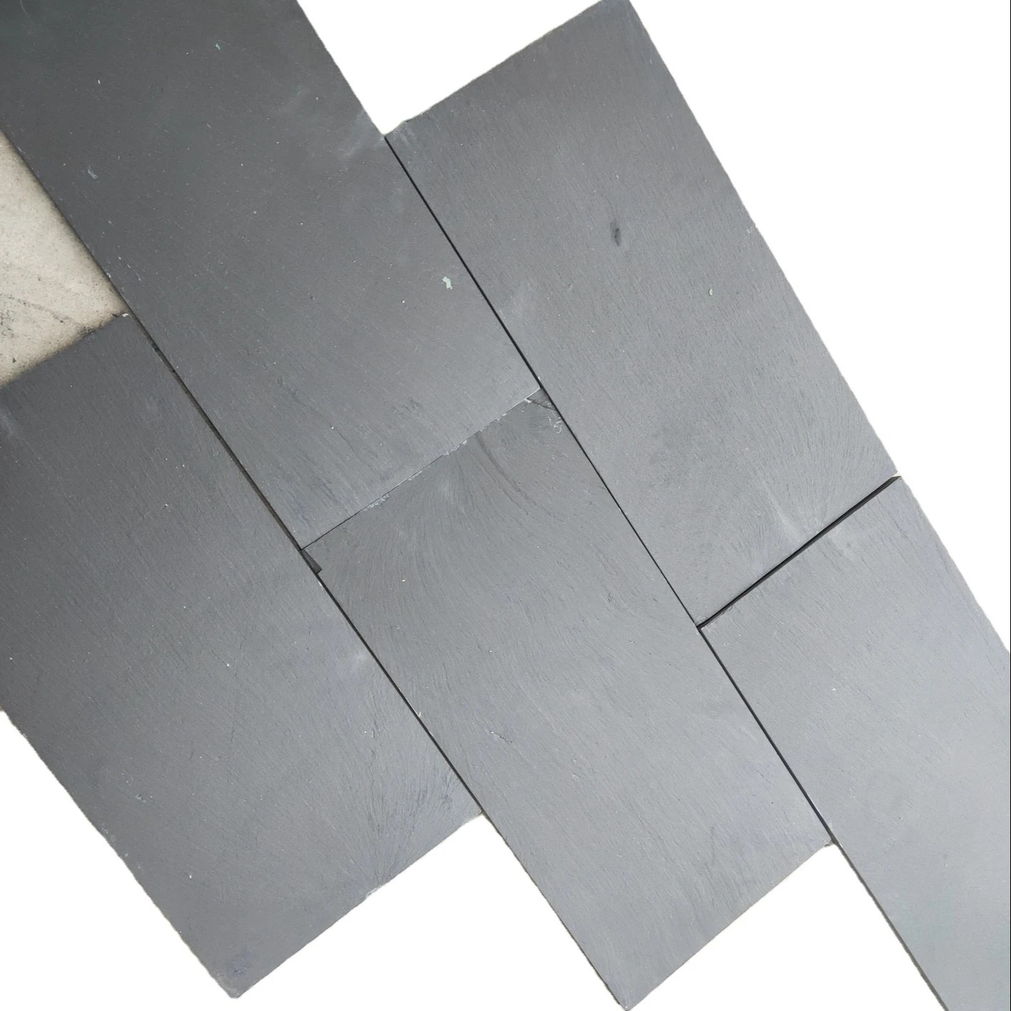 Nature Black Slate Paving Slabs French Pattern Paving Stone Slate Floor