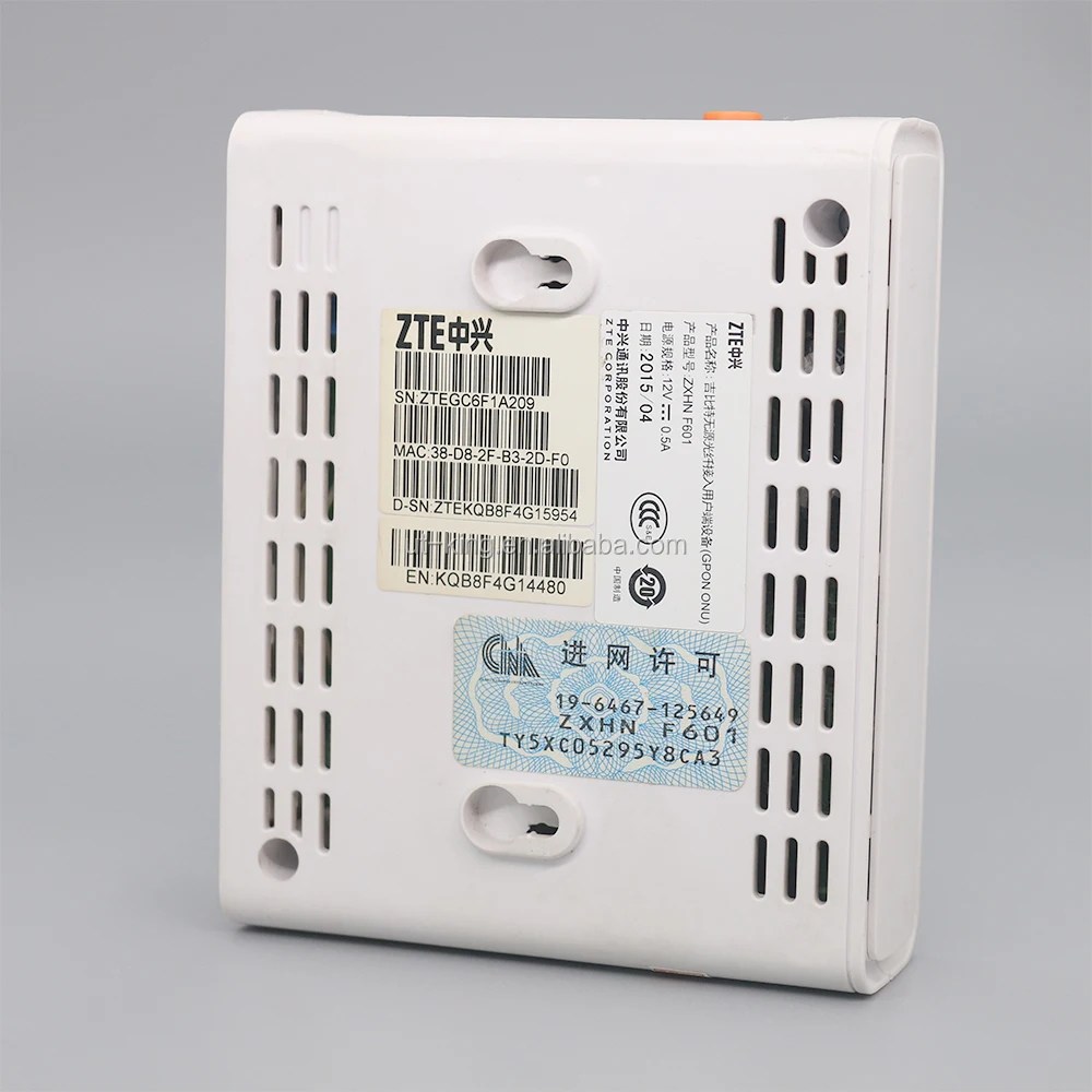 Original New Zte Zxa10 F601 Gpon Terminal Ont Ftth Ftto Gpon Onu With